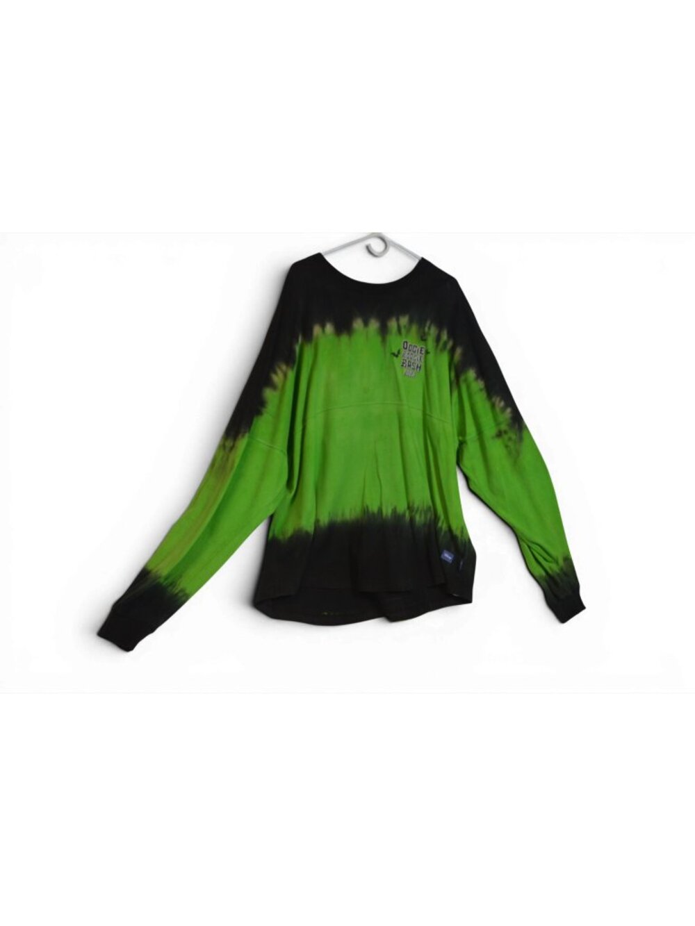 Disney Oogie Boogie Bash 2024 Spirit Jersey Tie Dye Sweatshirt Adult XXL Green